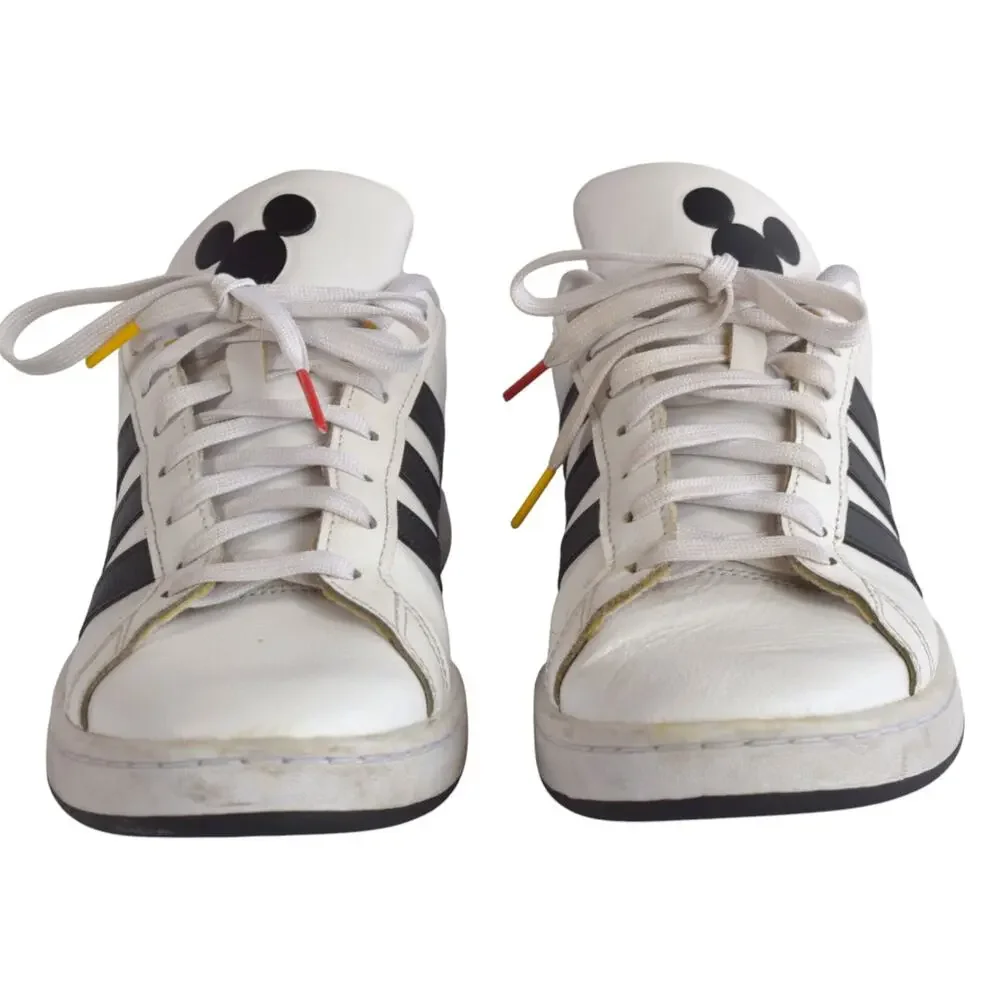 Adidas x Disney Mickey Mouse Sneakers White Black Men’s Size 9.5
